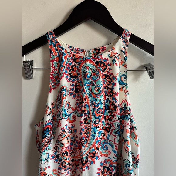 NWT Shoshanna 100% SILK Paisley Midi Dress - 4 - Picture 3 of 7